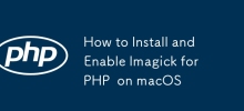 Cara Memasang dan Mendayakan Imagick untuk PHP pada macOS