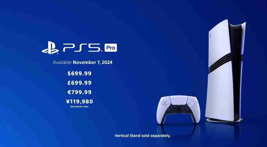 索尼 PS5 Pro 游戏机发布：700 美元