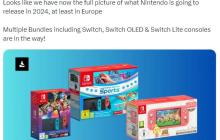坤哥爆料：任天堂即将发布五个Switch主机游戏捆绑包