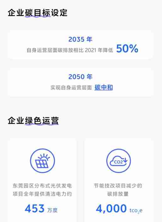 vivo:截至 2023 年末全球累计申请专利超 5.07 万件,2050 年实现自身运营层面碳中和