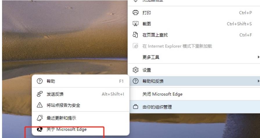 edge浏览器怎么查看版本号 edge浏览器查看版本号的教程