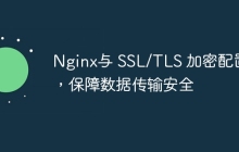 Nginx与 SSL/TLS 加密配置，保障数据传输安全