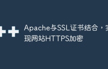 Apache与SSL证书结合，实现网站HTTPS加密