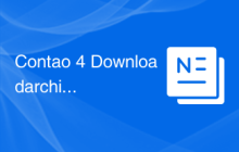 Contao 4 Downloadarchiv: Eine Lösung für benutzerfreundliche Dateiverteilung