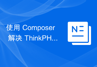 使用 Composer 解决 ThinkPHP6 项目中的权限管理问题