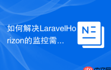 如何解决LaravelHorizon的监控需求？使用lkaemmerling/laravel-horizon-prometheus-exporter可以！