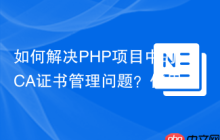 如何解决PHP项目中的CA证书管理问题？使用paragonie/certainty可以！