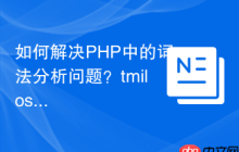 如何解决PHP中的词法分析问题？tmilos/lexer库助你轻松应对！