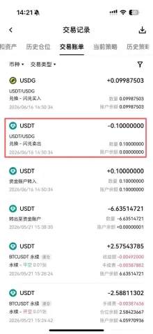 交易所闪兑和正常交易实际对比