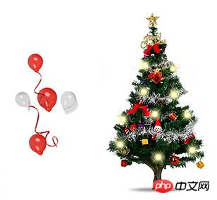 Photoshop设计制作梦幻的圣诞雪景贺卡