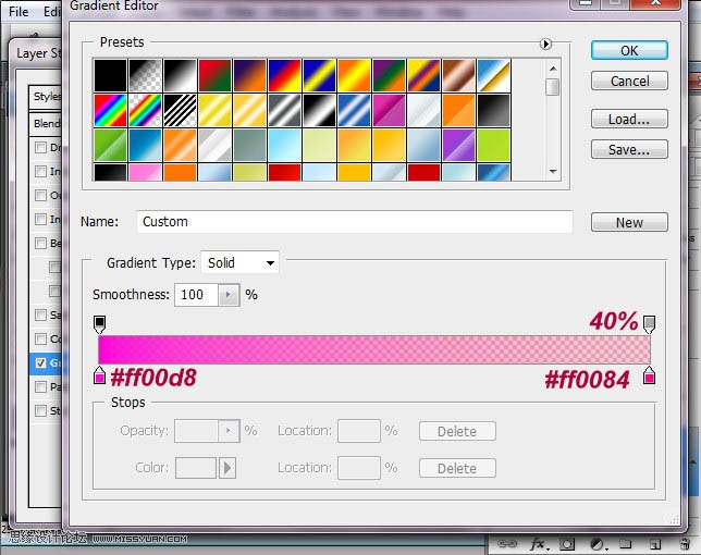 Photoshop设计制作出超酷的紫色喷溅水珠心形效果
