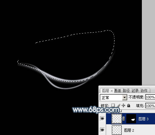 photoshop制作唯美的抽象光束蒲公英