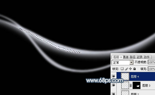 photoshop制作唯美的抽象光束蒲公英