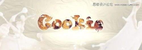 photoshop cs6设计制作可口的饼干文字特效