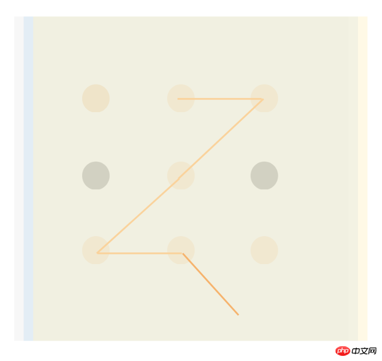 原生 JS 实现手势解锁组件实例方法（图）