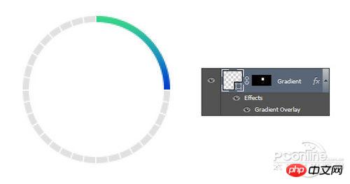 ps绘制ios7风格倒数计时器 