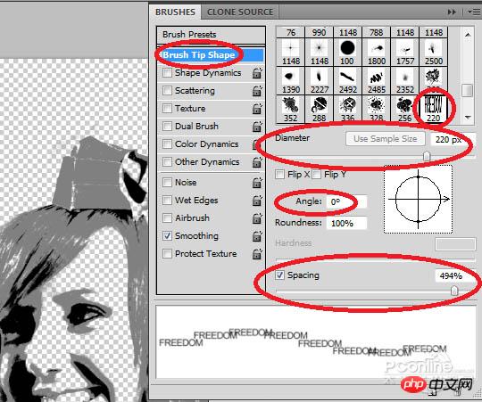 Photoshop打造颓废的文字人像杂志封面