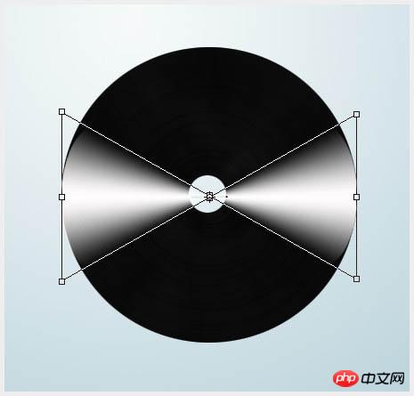 PS利用滤镜及渐变制作精致的黑胶唱片