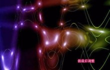 ps利用滤镜四步制作五彩缤纷的波浪背景