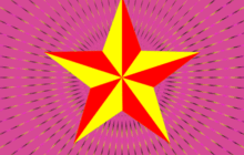 Photoshop制作动态立体红黄相间五角星的详细教程