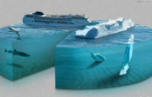 photoshop使用自带的3D工具制作一块立体海洋 