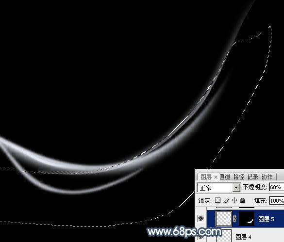 photoshop制作唯美的抽象光束蒲公英