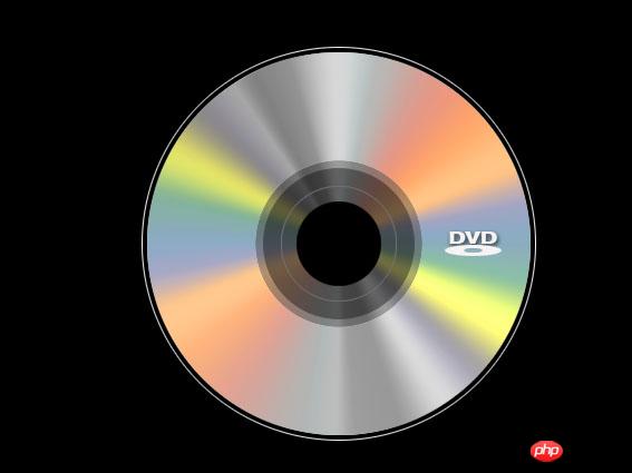 教你用PS简单制作一张反面DVD光盘