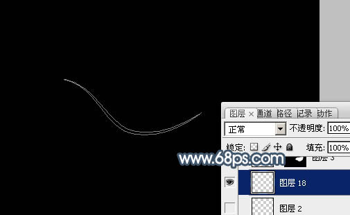 photoshop制作唯美的抽象光束蒲公英