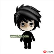 Photoshop 质感的卡通小公仔制作方法