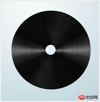 PS利用滤镜及渐变制作精致的黑胶唱片