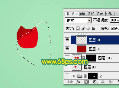 photoshop制作逼真精美的丝绸质感红色蝴蝶结