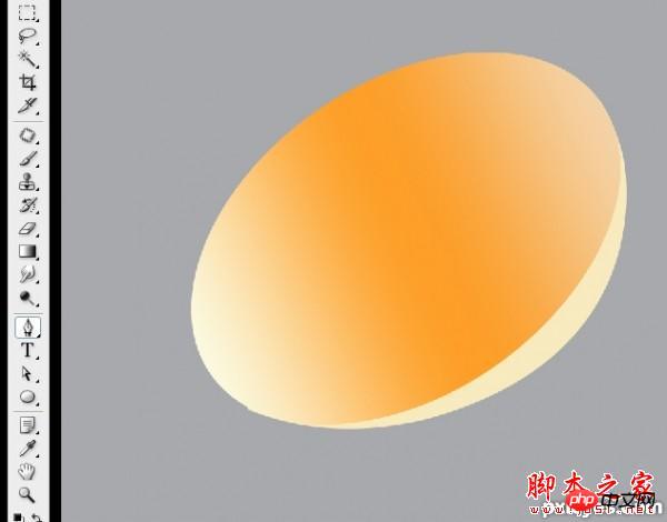 photoshop设计制作刚敲开的半边生鸡蛋