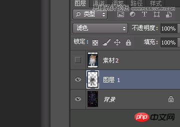 Photoshop制作由星空和星光组成的人像轮廓梦幻效果图