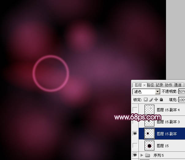 Photosho打造绚丽的潮流光斑