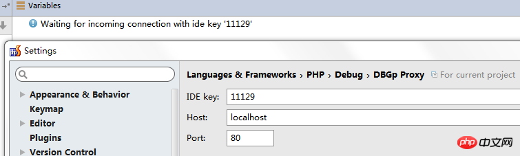 php调试debug:waiting for incoming connection with ide key “数字”？