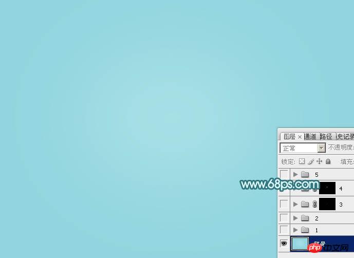 photoshop制作非常清凉的夏季水纹壁纸
