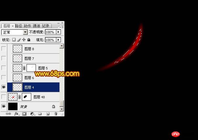 photoshop设计打造简单出个性的火焰翅膀