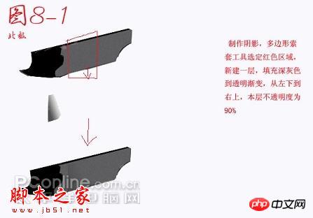 Photoshop鼠绘逼真的MP5冲锋枪教程