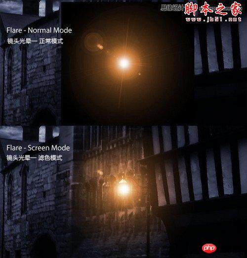photoshop创建逼真的夜晚路灯效果