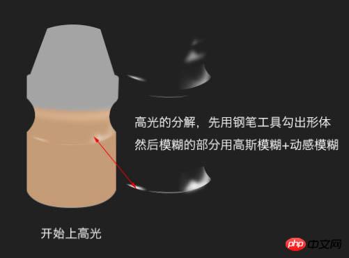 photoshop制作逼真的塑料透明瓶装牛奶