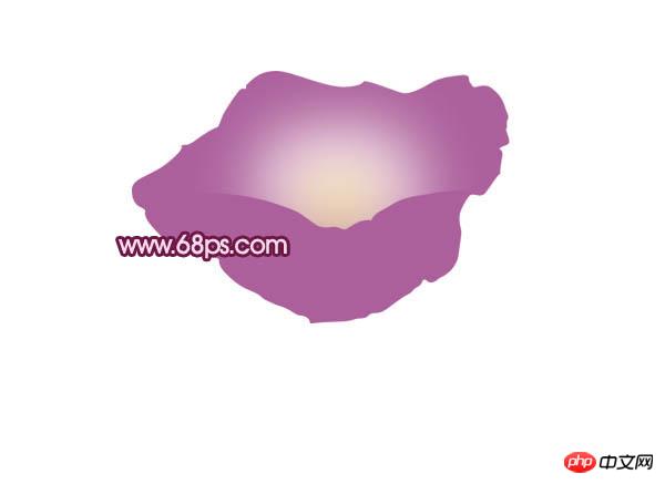 Photoshop 一朵漂亮的喇叭花