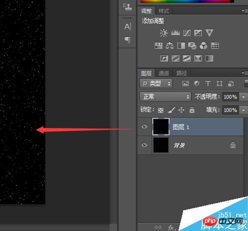 PS制作出美丽孟幻的星空背景图