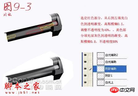 Photoshop鼠绘逼真的MP5冲锋枪教程