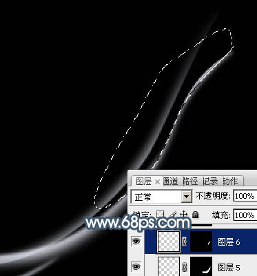photoshop制作唯美的抽象光束蒲公英