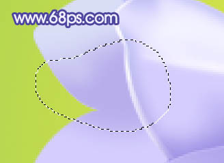 Photoshop 制作一支漂亮的蓝紫色花朵