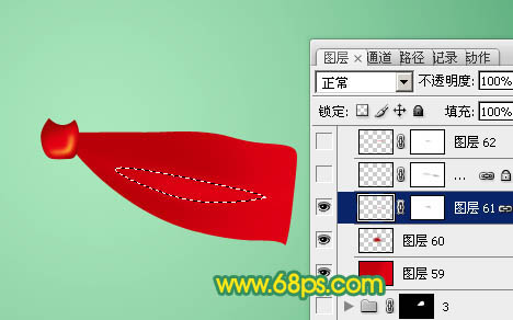photoshop制作逼真精美的丝绸质感红色蝴蝶结