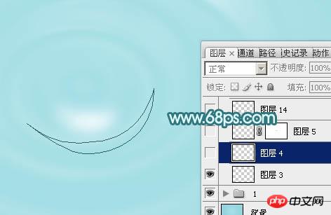 photoshop制作非常清凉的夏季水纹壁纸