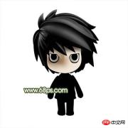 Photoshop 质感的卡通小公仔制作方法