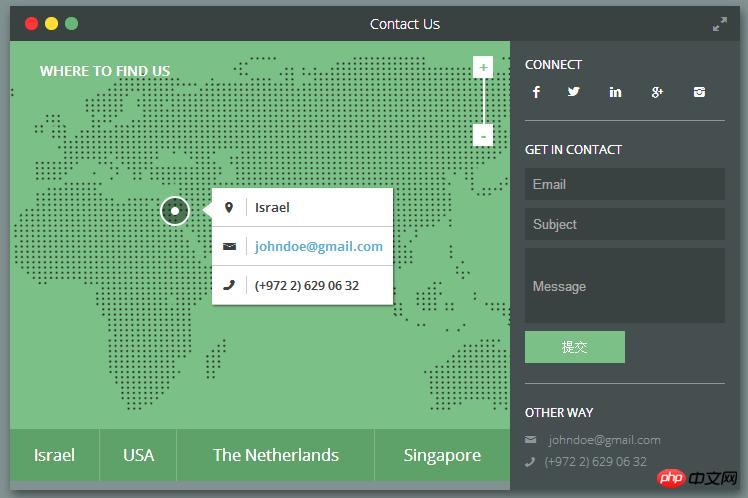 html5-css3-contact-form-map