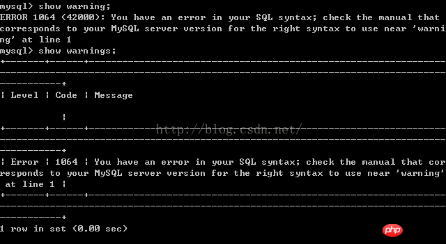 mysql一些使用技巧 的圖文詳細(xì)介紹